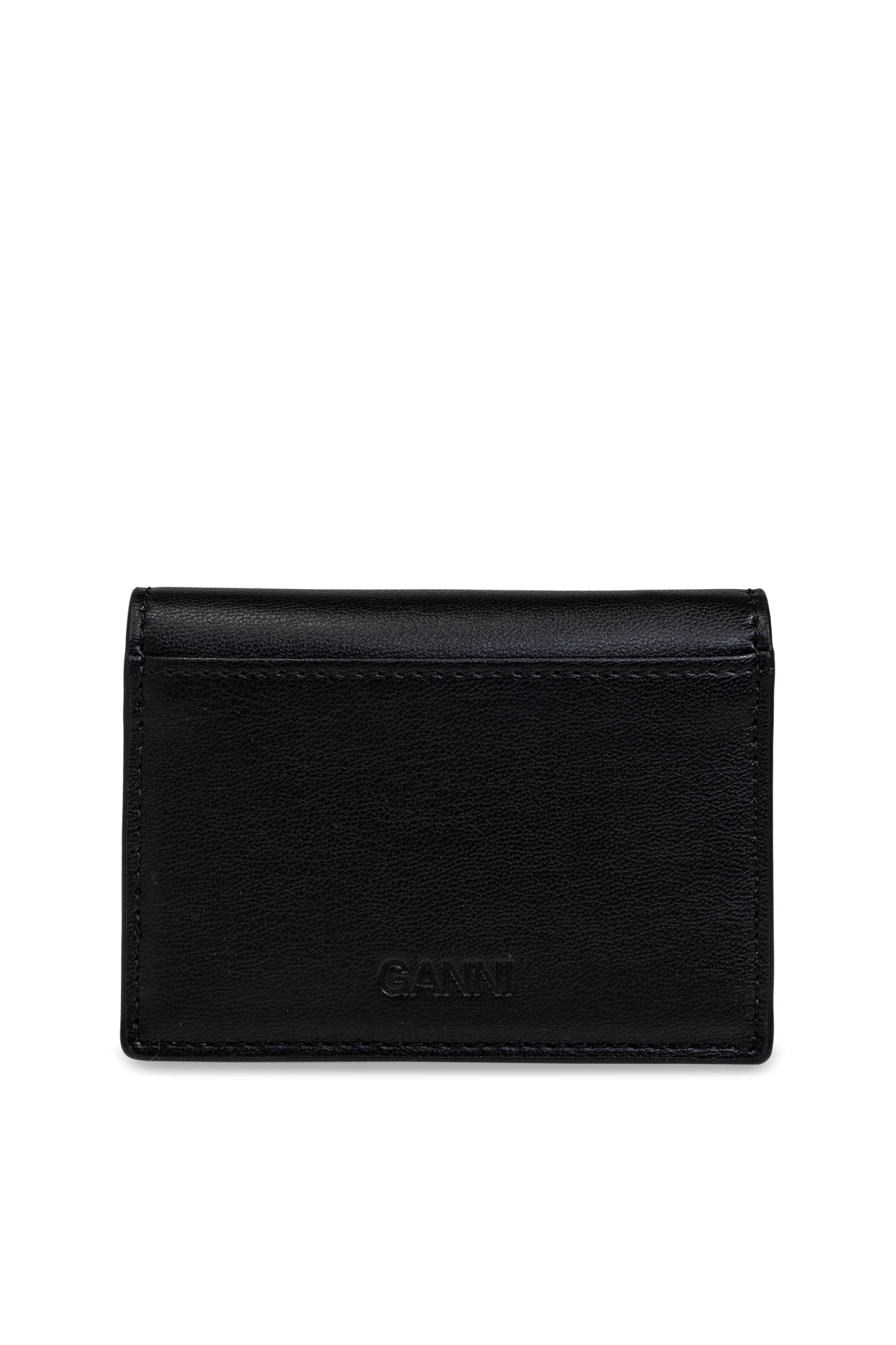新作からSALEアイテム等お得な商品満載 Wallet Black with Italy Vitkac - Ganni Logo 小物